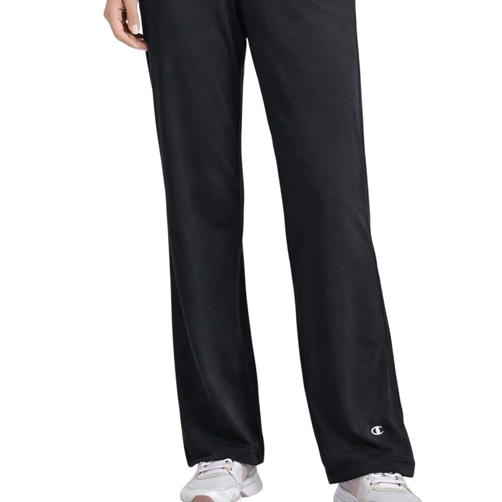 Champion Athletic Pants Womens Large Black Straight Leg Performance Yoga Workout